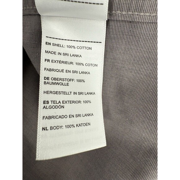 Untuckit Shirt Men's Gray Sanglovese XXLARGE Slim Fit Button Up Wrinkle Free EUC - Picture 10 of 12